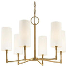 Hudson Valley Lighting - Dillon Chandelier - 366-AGB | Montreal Lighting & Hardware