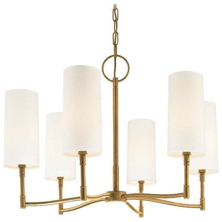 Hudson Valley Lighting - Dillon Chandelier - 366-AGB | Montreal Lighting & Hardware