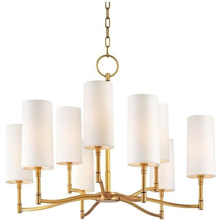 Hudson Valley Lighting - Dillon Chandelier - 369-AGB | Montreal Lighting & Hardware