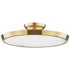 Hudson Valley Lighting - Draper LED Flush Mount - 3600-AGB | Montreal Lighting & Hardware