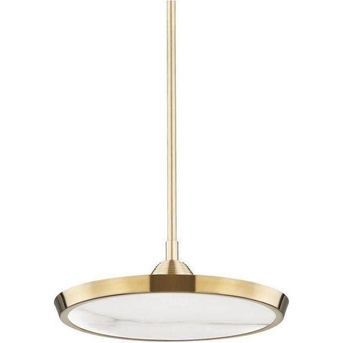 Hudson Valley Lighting - Draper LED Pendant - 3616-AGB | Montreal Lighting & Hardware