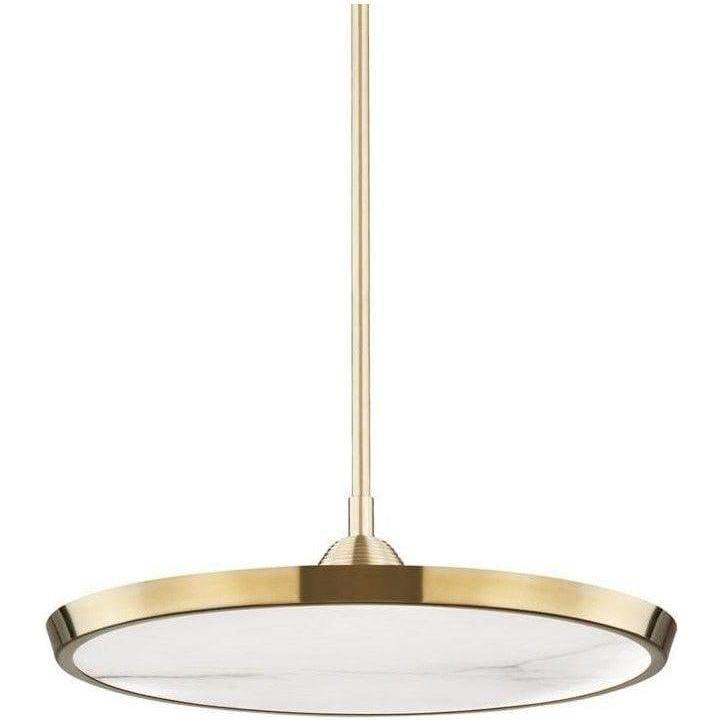 Hudson Valley Lighting - Draper LED Pendant - 3621-AGB | Montreal Lighting & Hardware