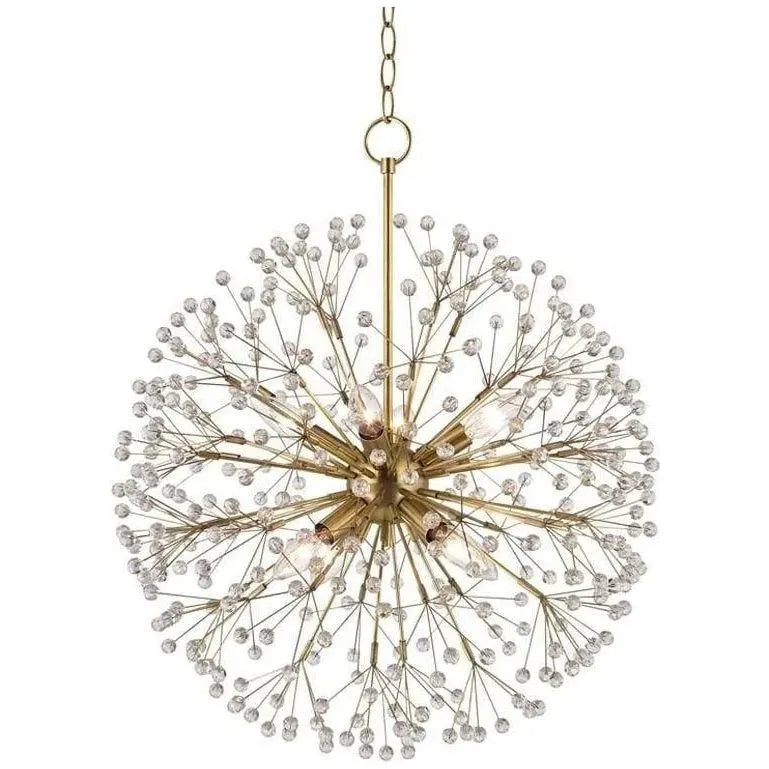 Hudson Valley Lighting - Dunkirk Chandelier - 6020-AGB | Montreal Lighting & Hardware