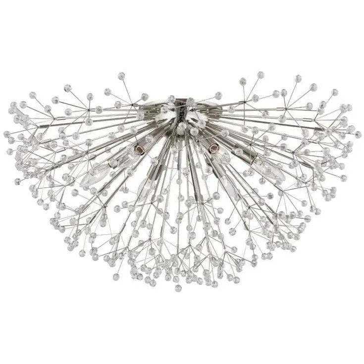 Hudson Valley Lighting - Dunkirk Semi Flush Mount - 6028-PN | Montreal Lighting & Hardware