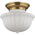 Hudson Valley Lighting - Dutchess Flush Mount - 5015F-AGB | Montreal Lighting & Hardware