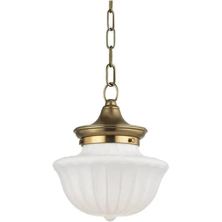 Hudson Valley Lighting - Dutchess Pendant - 5009-AGB | Montreal Lighting & Hardware