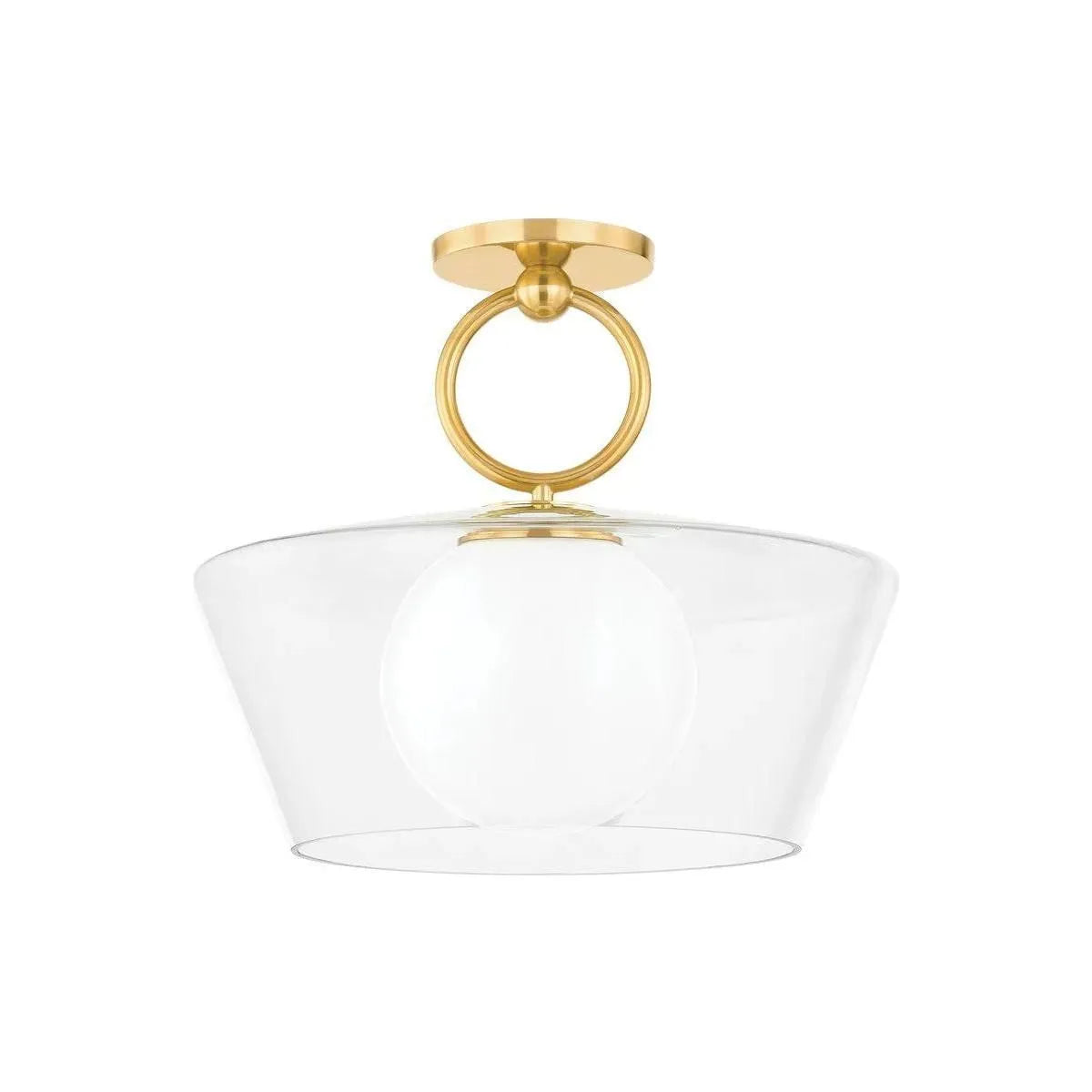 Hudson Valley Lighting - Elmsford Pendant - 9517-AGB | Montreal Lighting & Hardware