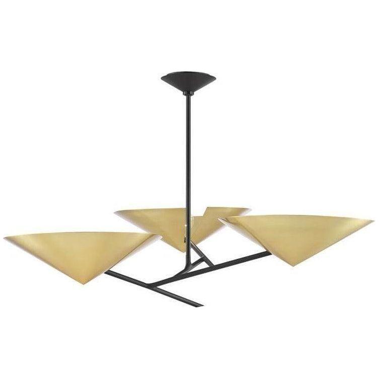 Hudson Valley Lighting - Equilibrium Chandelier - 9740-AGB/BK | Montreal Lighting & Hardware