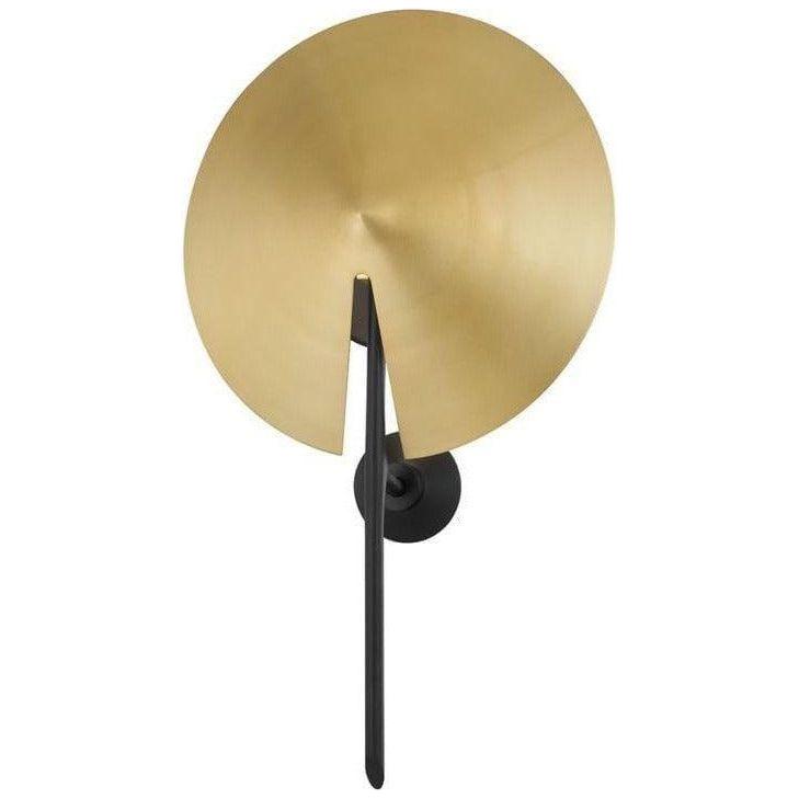 Hudson Valley Lighting - Equilibrium Wall Sconce - 9701-AGB/BK | Montreal Lighting & Hardware