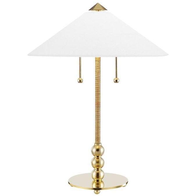 Hudson Valley Lighting - Flare Table Lamp - L1395-AGB | Montreal Lighting & Hardware