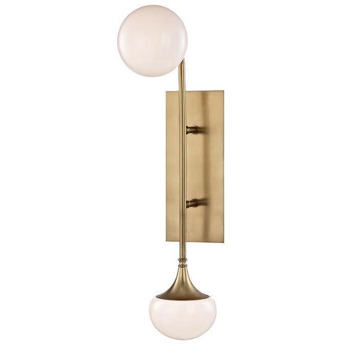 Hudson Valley Lighting - Fleming Wall Sconce - 4700-AGB | Montreal Lighting & Hardware