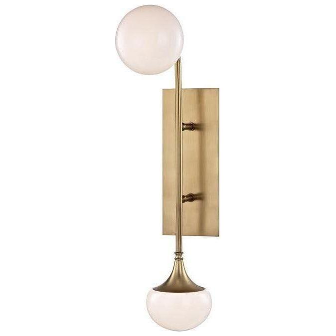 Hudson Valley Lighting - Fleming Wall Sconce - 4700-AGB | Montreal Lighting & Hardware