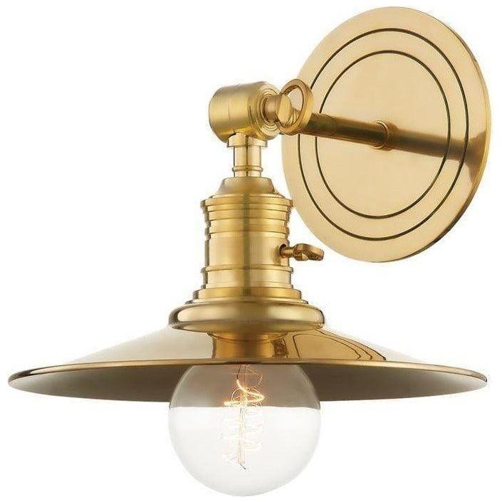 Hudson Valley Lighting - Garden City Flared Wall Sconce - 8320-AGB | Montreal Lighting & Hardware