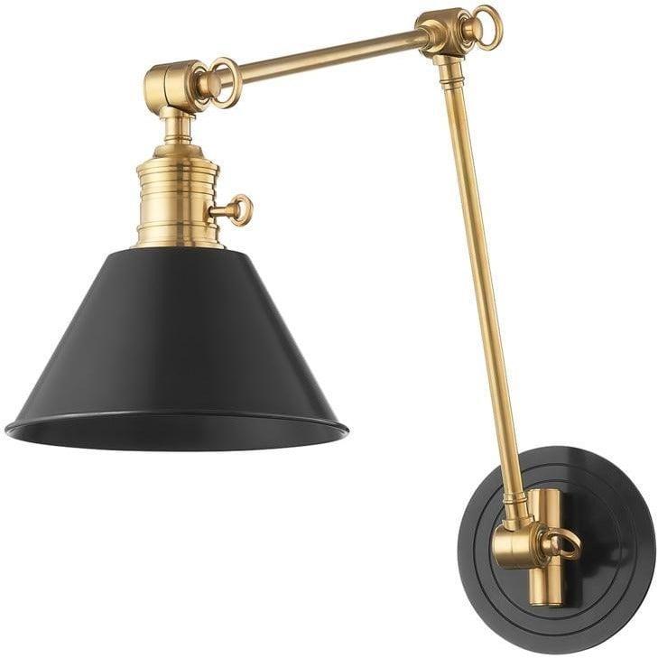 Hudson Valley Lighting - Garden City Wall Swinger - 8323-AOB | Montreal Lighting & Hardware