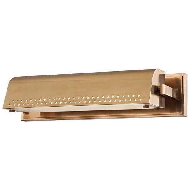 Hudson Valley Lighting - Garfield LED Picture Light - 8114-AGB | Montreal Lighting & Hardware