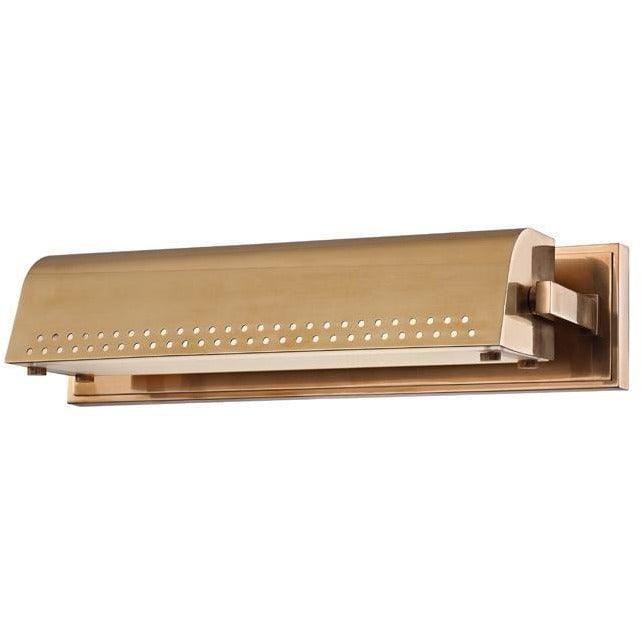 Hudson Valley Lighting - Garfield LED Picture Light - 8114-AGB | Montreal Lighting & Hardware