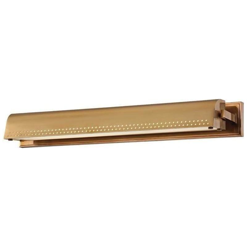 Hudson Valley Lighting - Garfield LED Picture Light - 8124-AGB | Montreal Lighting & Hardware
