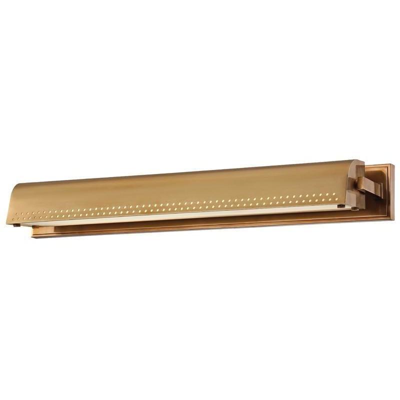 Hudson Valley Lighting - Garfield LED Picture Light - 8124-AGB | Montreal Lighting & Hardware
