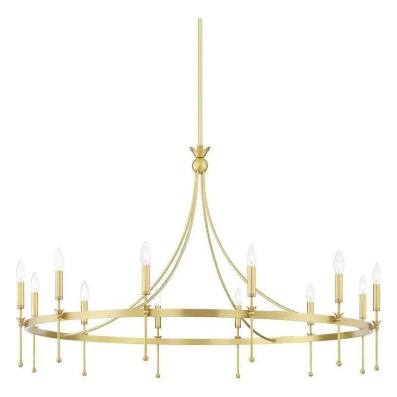 Hudson Valley Lighting - Gates Chandelier - 4351-AGB | Montreal Lighting & Hardware