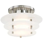Hudson Valley Lighting - Gatsby LED Flush Mount - 9012F-PN | Montreal Lighting & Hardware