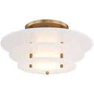 Hudson Valley Lighting - Gatsby LED Flush Mount - 9016F-AGB | Montreal Lighting & Hardware