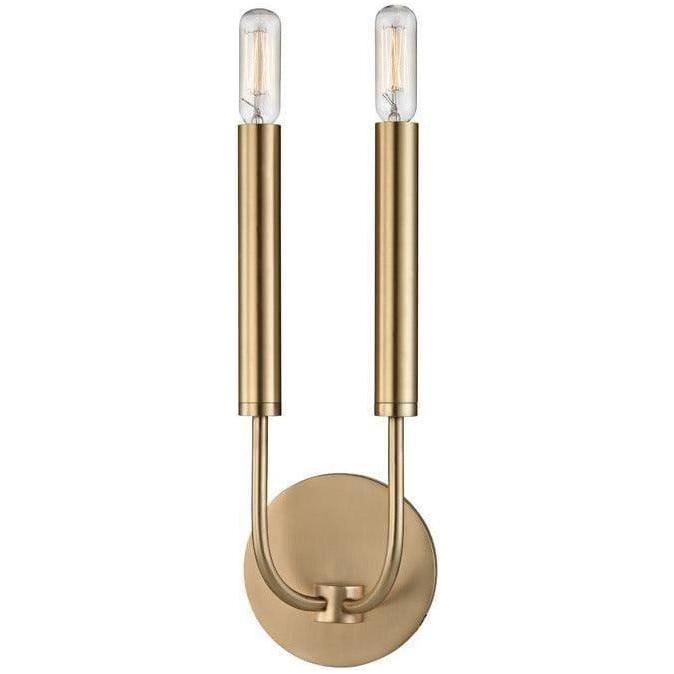 Hudson Valley Lighting - Gideon Wall Sconce - 2600-AGB | Montreal Lighting & Hardware