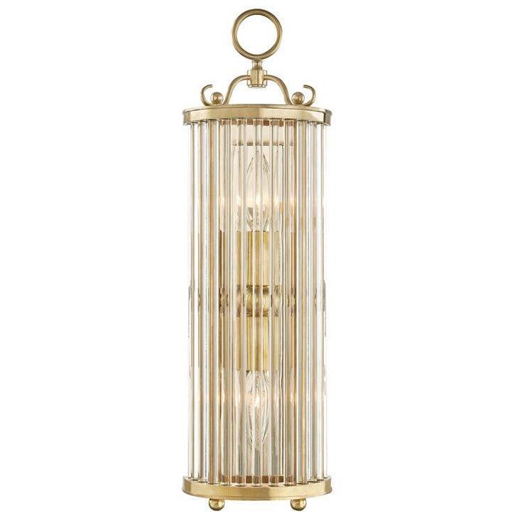 Hudson Valley Lighting - Glass No.1 Wall Sconce - MDS200-AGB | Montreal Lighting & Hardware