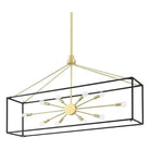 Hudson Valley Lighting - Glendale Linear Pendant - 8948-AGB/BK | Montreal Lighting & Hardware