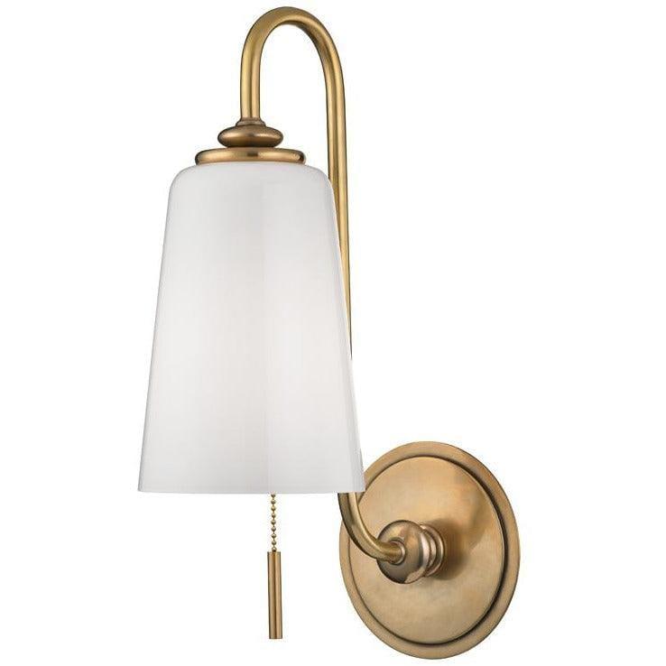 Hudson Valley Lighting - Glover Wall Sconce - 9011-AGB | Montreal Lighting & Hardware