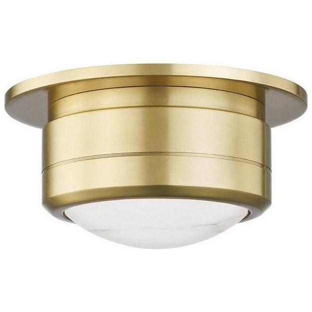 Hudson Valley Lighting - Greenport LED Flush Mount - 8007-AGB | Montreal Lighting & Hardware