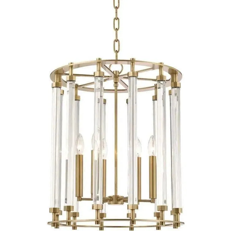 Hudson Valley Lighting - Haddon Chandelier - 2818-AGB | Montreal Lighting & Hardware