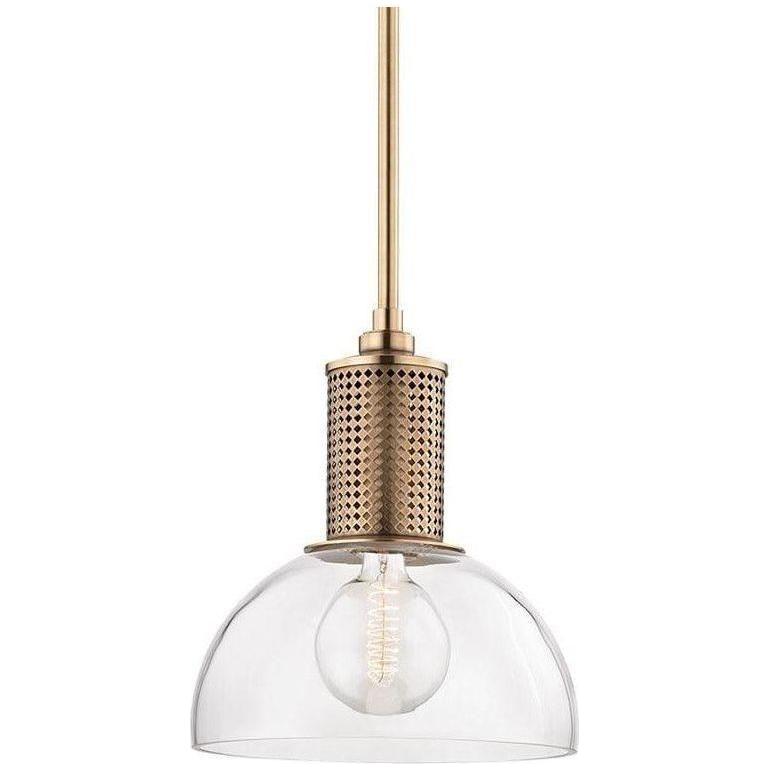 Hudson Valley Lighting - Halcyon Pendant - 7214-AGB | Montreal Lighting & Hardware