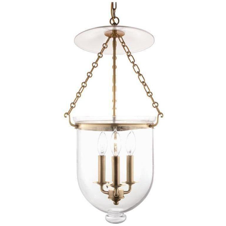 Hudson Valley Lighting - Hampton Clear Glass Pendant - 254-AGB-C1 | Montreal Lighting & Hardware
