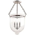 Hudson Valley Lighting - Hampton Clear Glass Semi Flush Mount - 253-PN-C1 | Montreal Lighting & Hardware