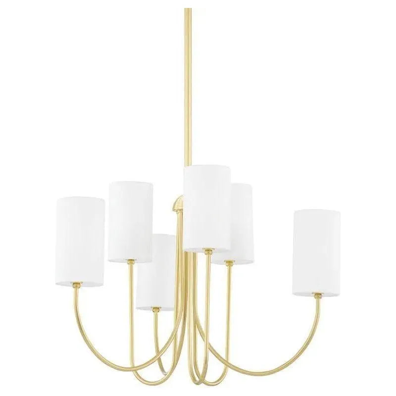 Hudson Valley Lighting - Harlem Chandelier - 6828-AGB | Montreal Lighting & Hardware