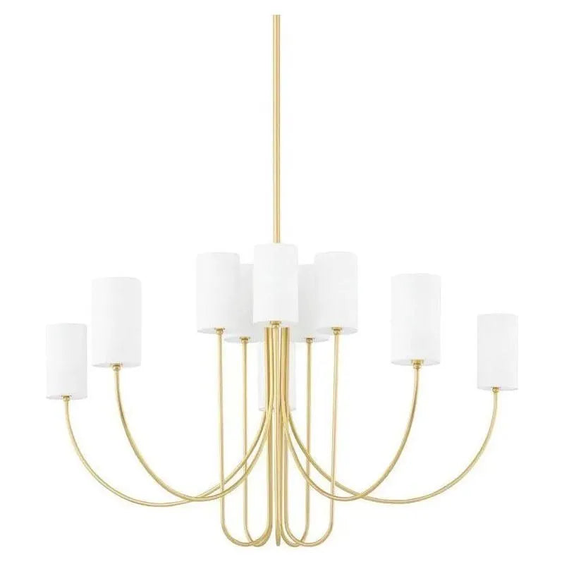 Hudson Valley Lighting - Harlem Chandelier - 6848-AGB | Montreal Lighting & Hardware