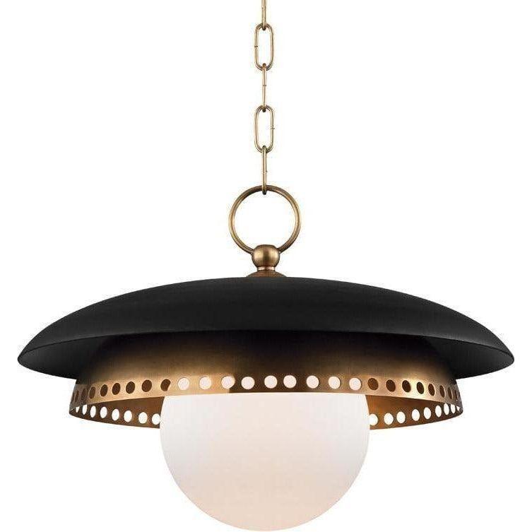 Hudson Valley Lighting - Herkimer Pendant - 3317-AGB | Montreal Lighting & Hardware