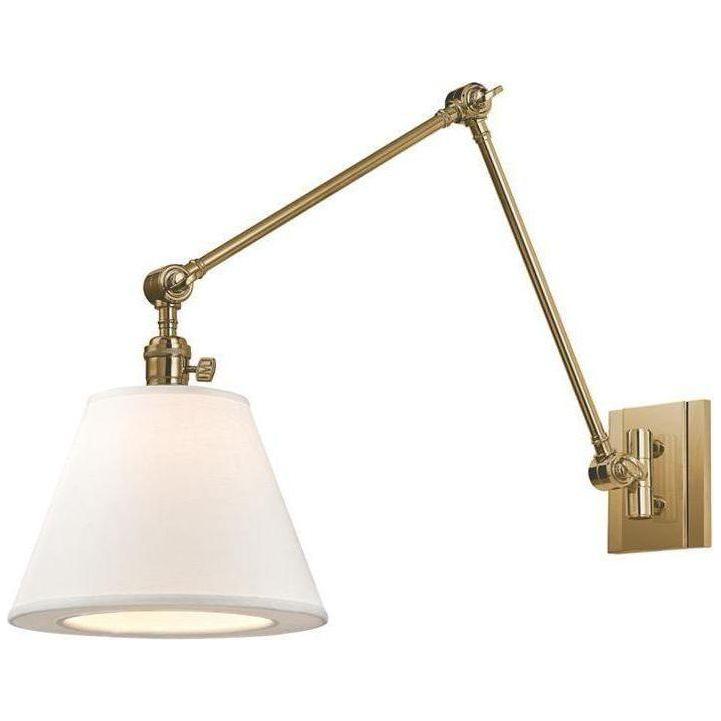 Hudson Valley Lighting - Hillsdale Swing Arm Wall Sconce - 6234-AGB | Montreal Lighting & Hardware
