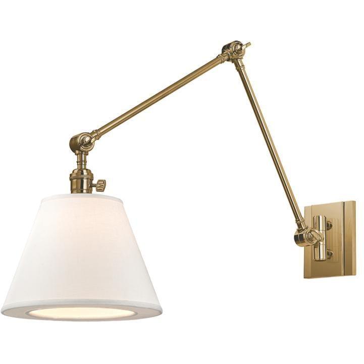 Hudson Valley Lighting - Hillsdale Swing Arm Wall Sconce - 6234-AGB | Montreal Lighting & Hardware