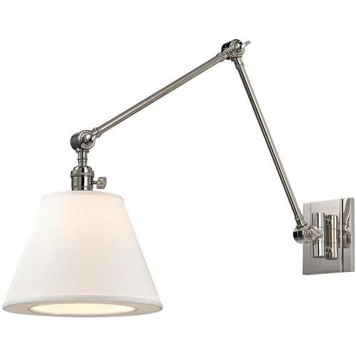 Hudson Valley Lighting - Hillsdale Swing Arm Wall Sconce - 6234-PN | Montreal Lighting & Hardware