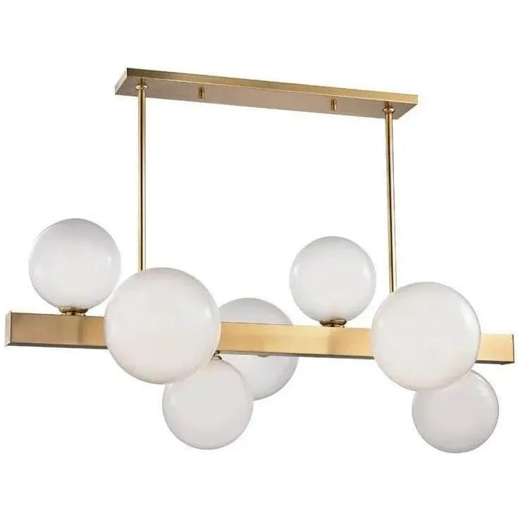 Hudson Valley Lighting - Hinsdale Linear Pendant - 8717-AGB | Montreal Lighting & Hardware