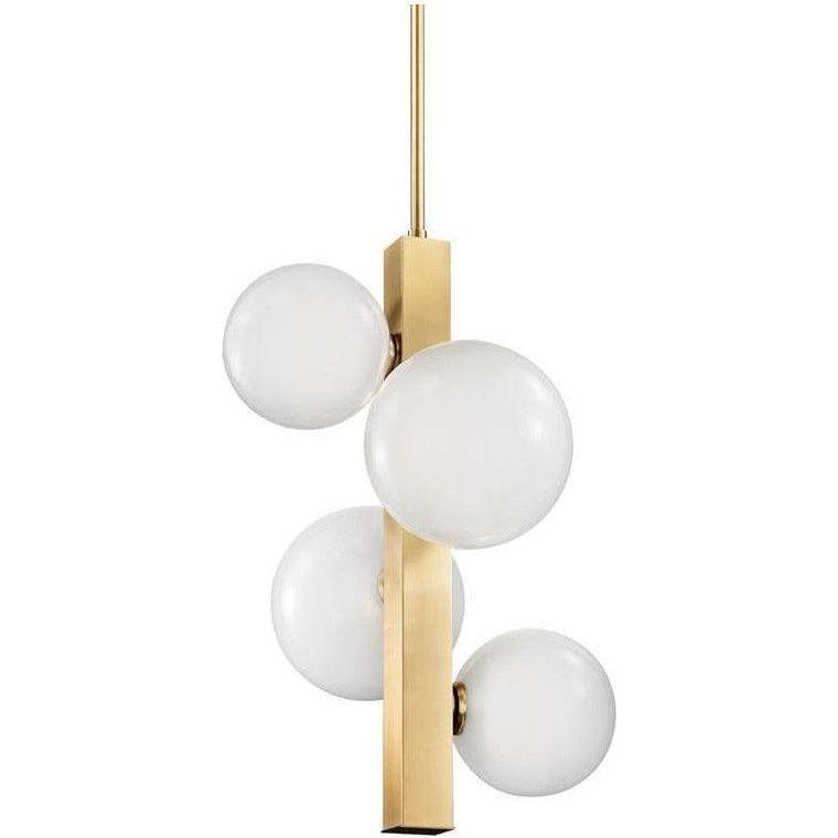 Hudson Valley Lighting - Hinsdale Pendant - 8704-AGB | Montreal Lighting & Hardware