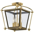 Hudson Valley Lighting - Hollis Semi Flush Mount - 3610-AGB | Montreal Lighting & Hardware