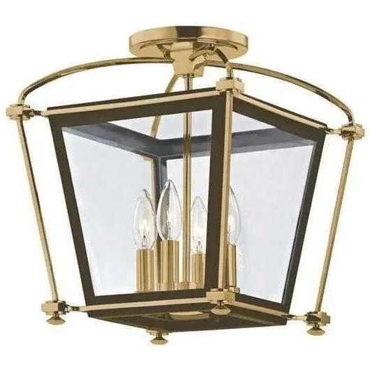 Hudson Valley Lighting - Hollis Semi Flush Mount - 3610-AGB | Montreal Lighting & Hardware