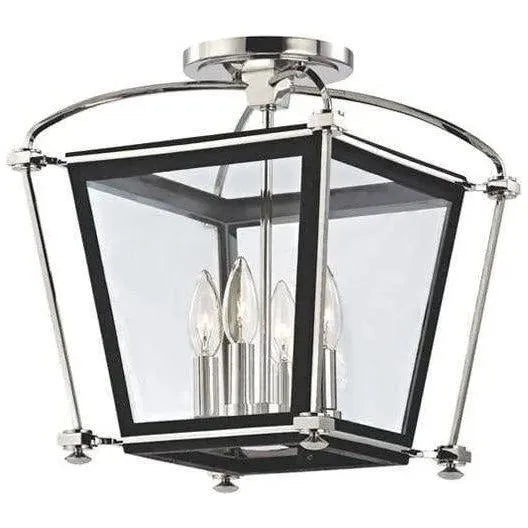 Hudson Valley Lighting - Hollis Semi Flush Mount - 3610-PN | Montreal Lighting & Hardware