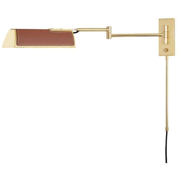 Hudson Valley Lighting - Holtsville Swing Arm Wall Sconce - 5331-AGB | Montreal Lighting & Hardware