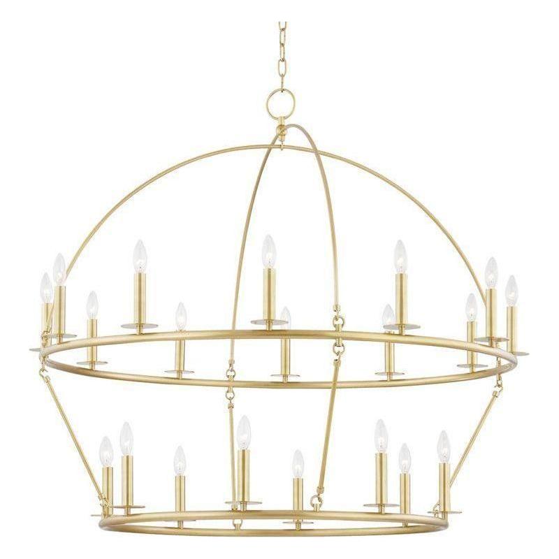 Hudson Valley Lighting - Howell Chandelier - 9547-AGB | Montreal Lighting & Hardware