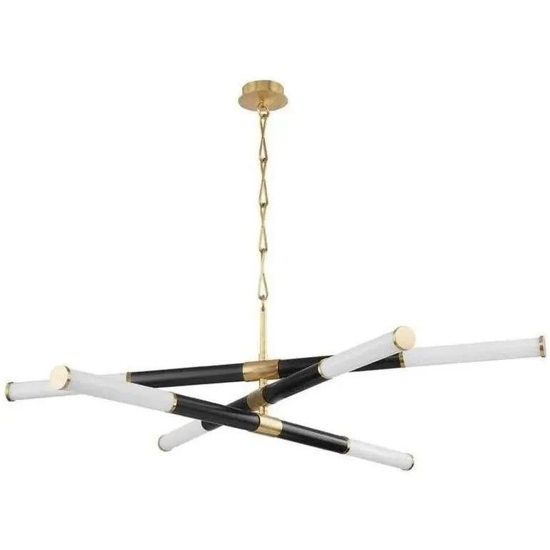 Hudson Valley Lighting - Huntington LED Chandelier - 7066-AOB | Montreal Lighting & Hardware