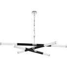 Hudson Valley Lighting - Huntington LED Chandelier - 7066-PN/BK | Montreal Lighting & Hardware