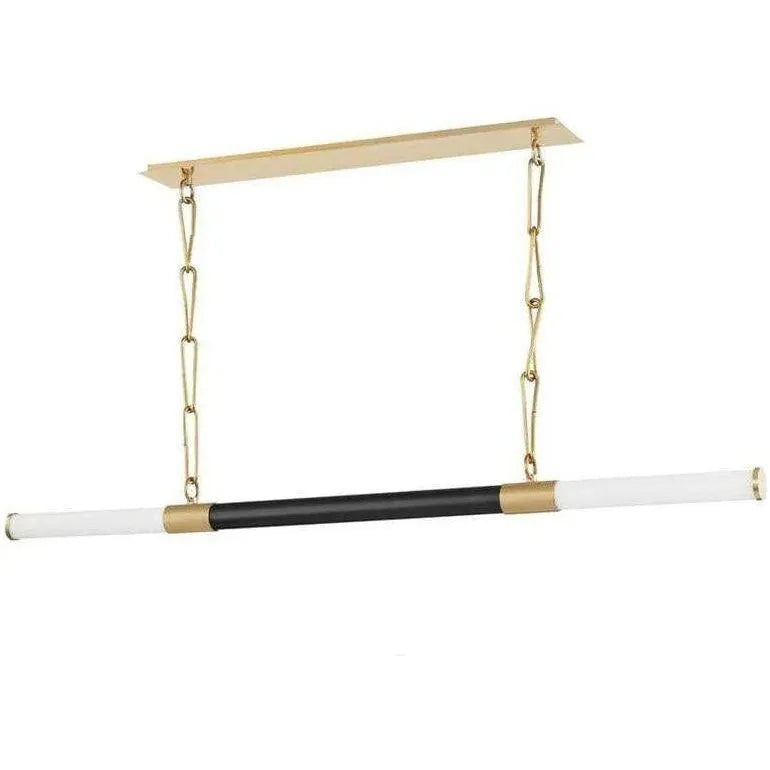 Hudson Valley Lighting - Huntington LED Linear Pendant - 7062-AOB | Montreal Lighting & Hardware